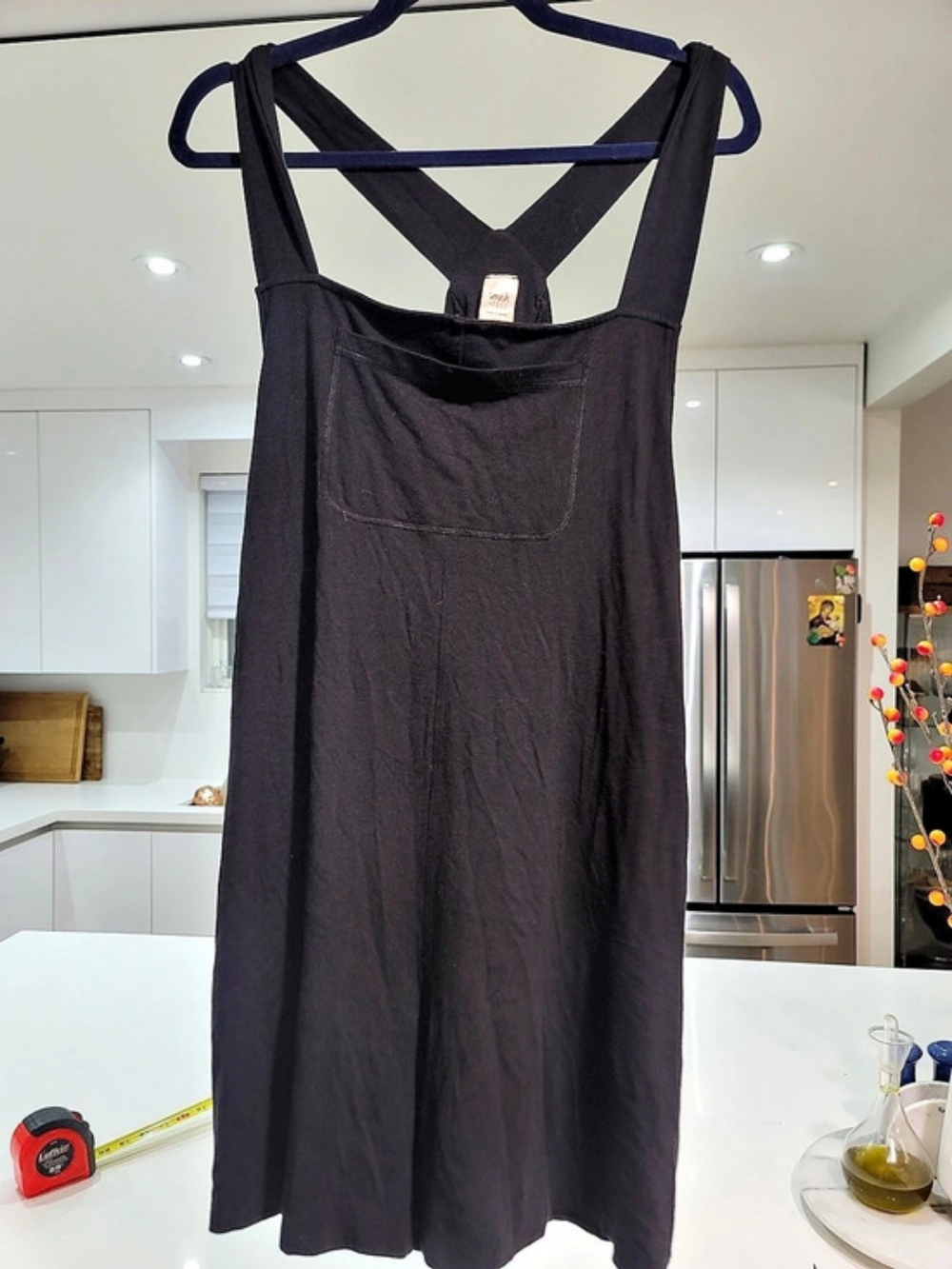 Smash + Tess The Everyday Dress Black Mini Overall Shorts Size Large